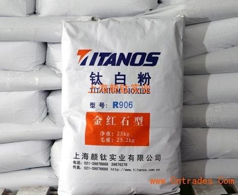 Noncombustible пигмент 1317-80-2 рутила Tio2 CAS для керамической промышленности