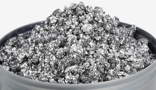 25kg алюминиевого серебряного затира 7um листая и не листая в барабанчик